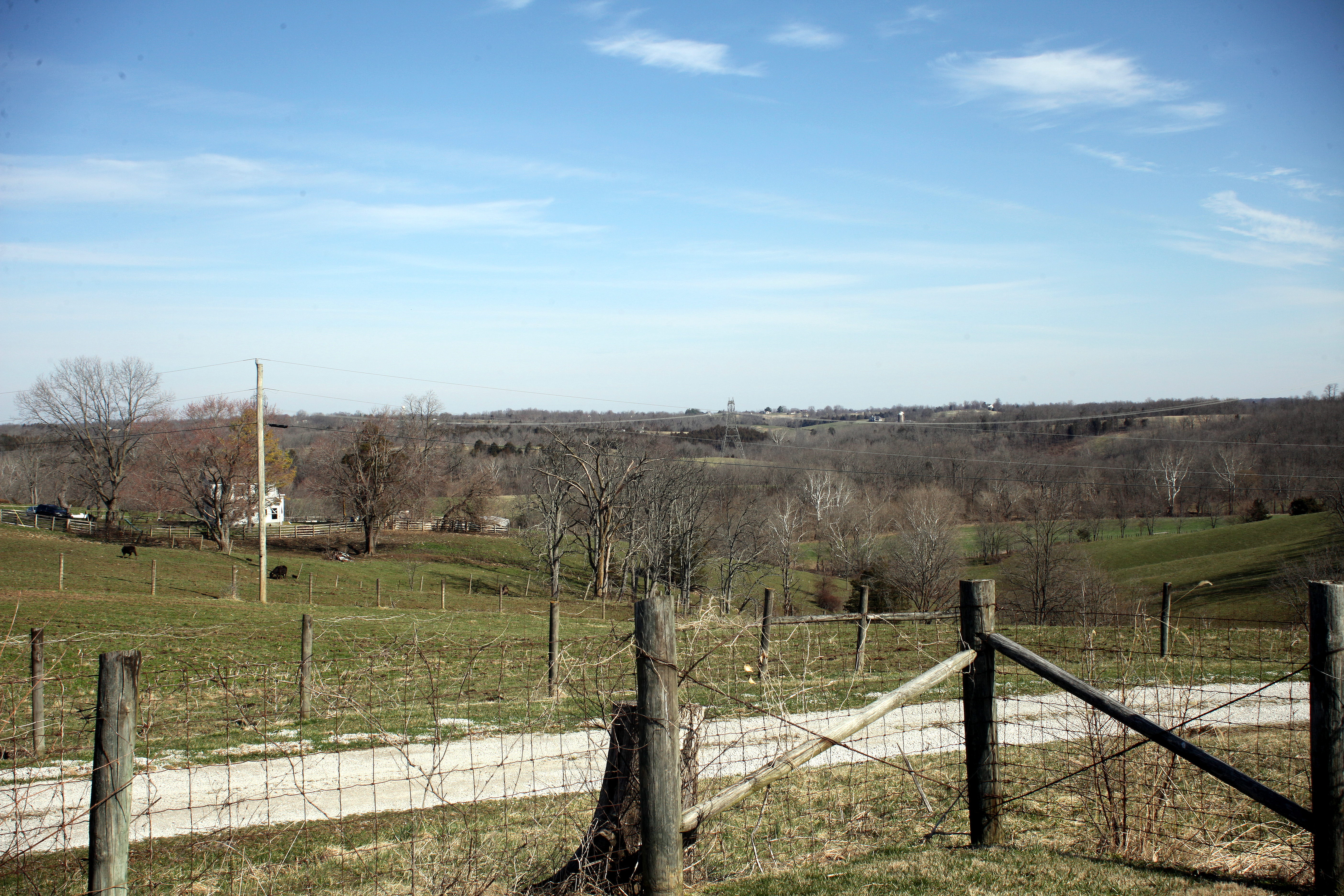 Mount Olivet Church in the distance